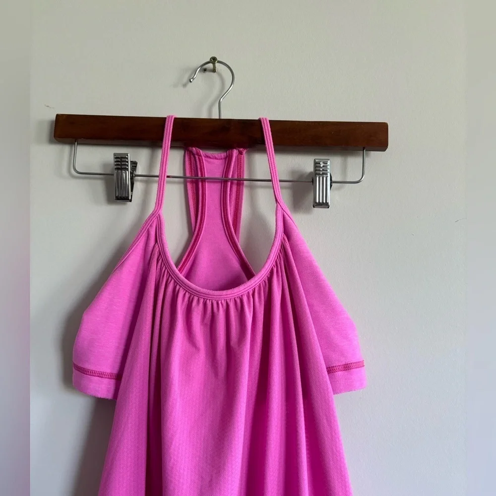 Lululemon pink halter sleeveless top size M‎